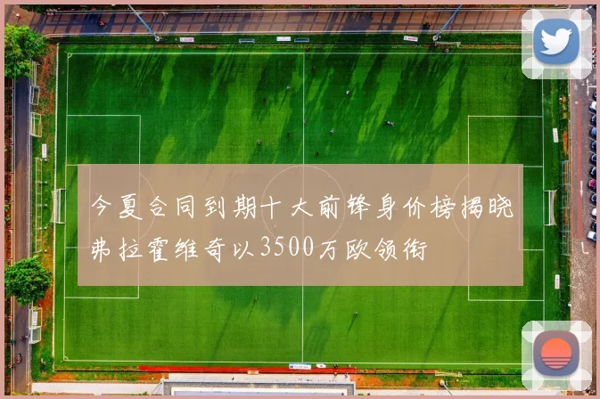 今夏合同到期十大前锋身价榜揭晓弗拉霍维奇以3500万欧领衔